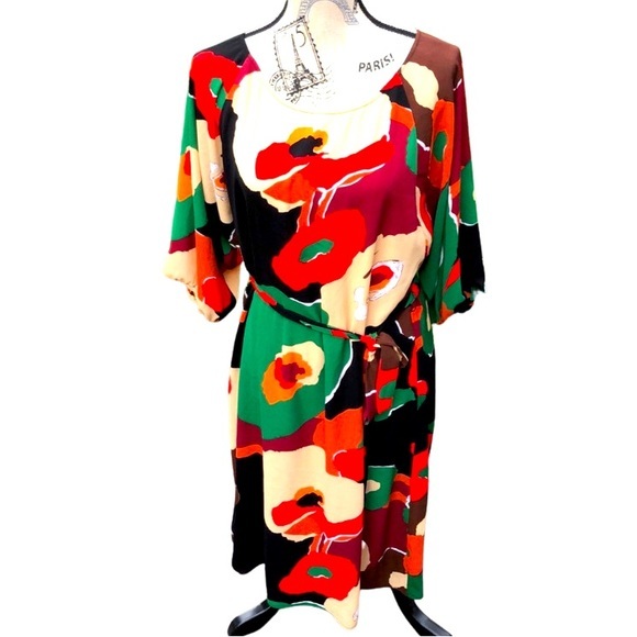 Anthropologie Sunday In Brooklyn Callalily Kimono Dress - Picture 1 of 7